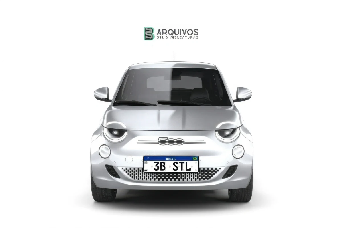 Modelo 3D STL - Fiat 500 2021 — foto 4